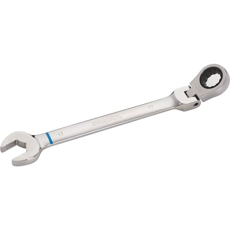 Channellock Metric 17 mm 12-Point Ratcheting Flex-Head Wrench 321592